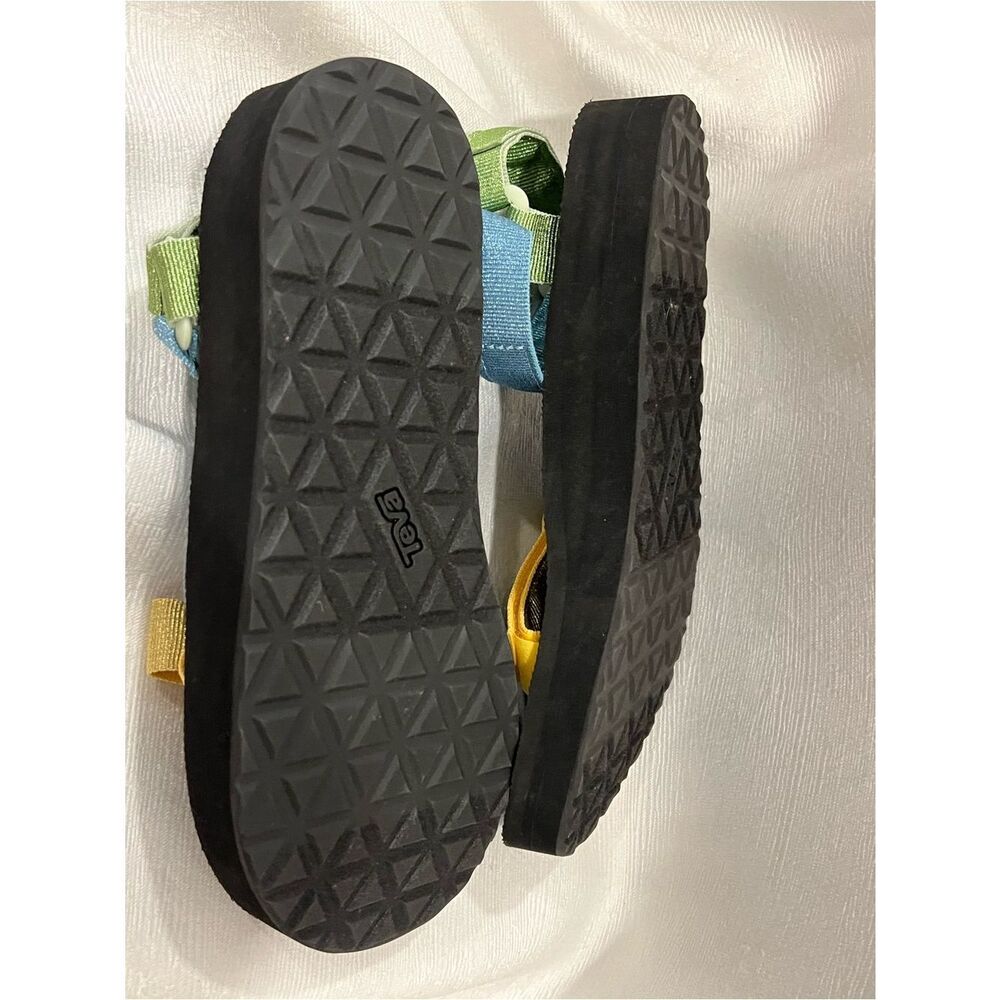 Tévez Midform Universal Women's Vegan Platform Strappy Sandal In size 9 - Picture 7 of 7